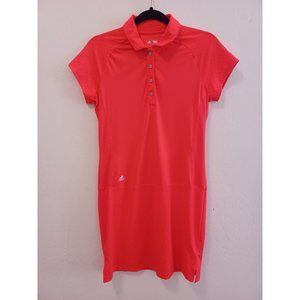 Adidas Dress Shorts Set Women Sz 6 Polo Tennis Golf Polka Dot Activewear Stretch